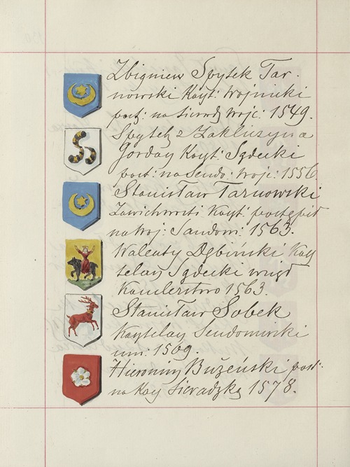 Herby Rzeczypospolitej Polskiej i W. X. Litewskiego. T. 1 Pl.199