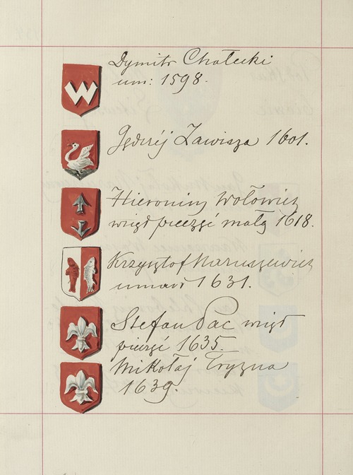 Herby Rzeczypospolitej Polskiej i W. X. Litewskiego. T. 1 Pl.206