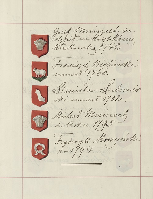 Herby Rzeczypospolitej Polskiej i W. X. Litewskiego. T. 1 Pl.213