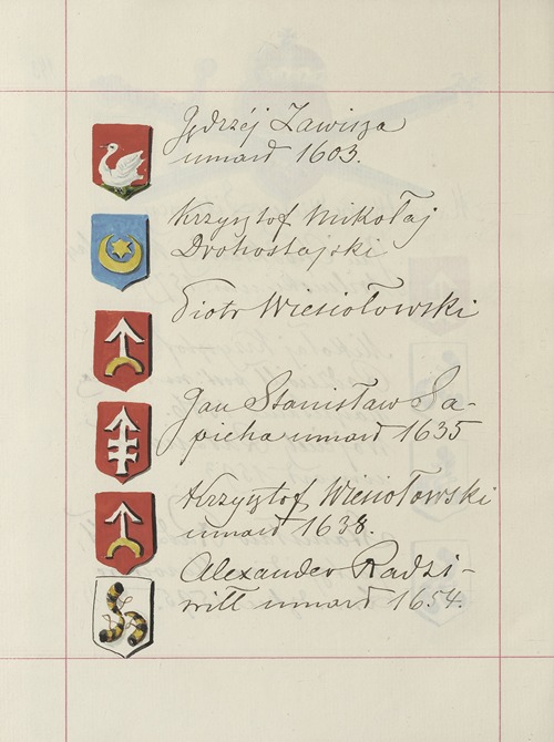 Herby Rzeczypospolitej Polskiej i W. X. Litewskiego. T. 1 Pl.223