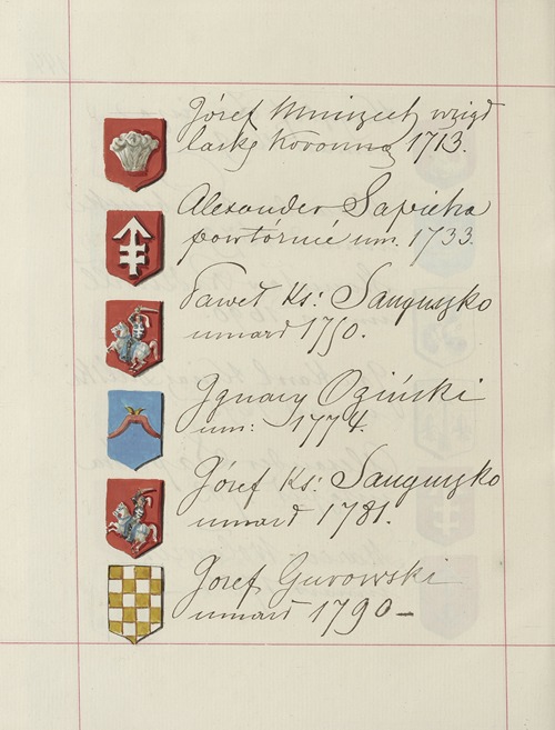 Herby Rzeczypospolitej Polskiej i W. X. Litewskiego. T. 1 Pl.225