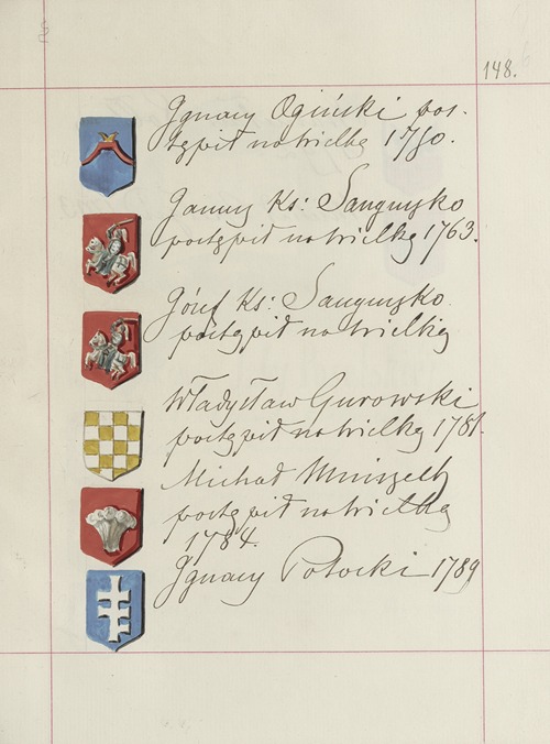 Herby Rzeczypospolitej Polskiej i W. X. Litewskiego. T. 1 Pl.231