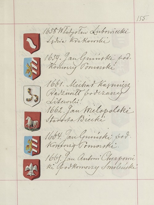 Herby Rzeczypospolitej Polskiej i W. X. Litewskiego. T. 1 Pl.245
