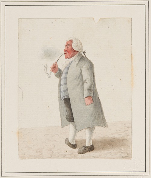 Ein Kurgast des Bads Blumenstein