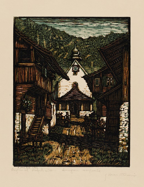 Lungern Dorfpartie