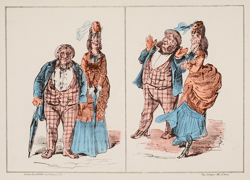 A travers Paris par H. Demare Promenades à travers Paris, de Milord & Miladie Sensiouble
