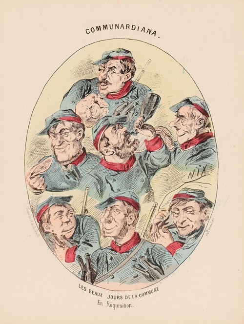 Les beaux jours de la Commune. En réquisition