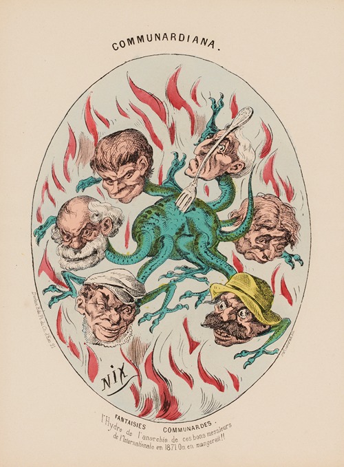 Fantaisies communardes. L’hydre de l’anarchie de ces bons messieurs de l’Internationale en 1871