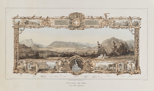 Panorama von Stans. vom Huobli aufgenommen