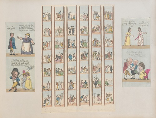 Grotesque borders for screens, billiard rooms, dressing rooms Pl.13