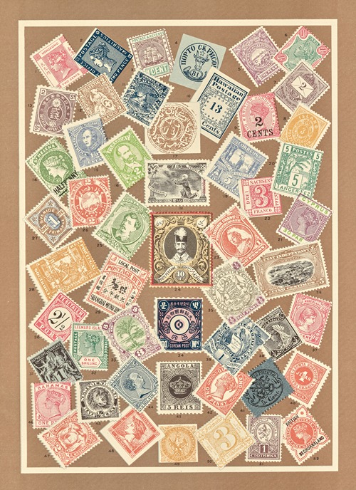 Postage stamps of foreign nations