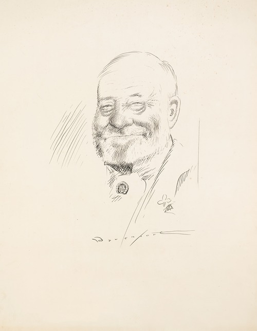 Face of a smiling man.