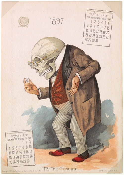 The Antikamnia Calendar, Tis The Genuine