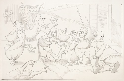 Roman History. The suffrage geese of Juno arouse the guardians of the capital