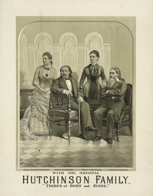With the original Hutchinson family. ‘Tribes of John and Jesse’