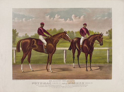 Mr. August Belmont’s Potomac [Hamilton up] and Masher [Bergen up]
