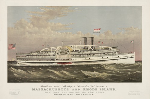 Providence and Stonington Steamship Co’s. steamers, Massachusetts and Rhode Island