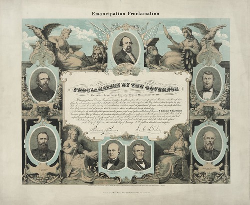 Emancipation Proclamation. Proclamation by the governor