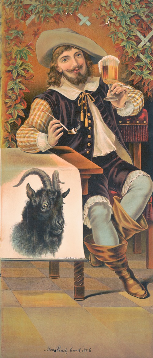 Man panel card no. 6