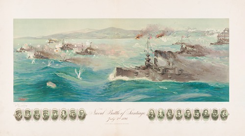 Naval battle of Santigo, July 3rd 1898