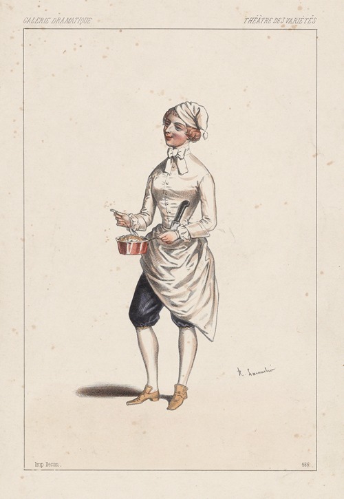 Melle Déjazet dans Lulli. Théâtre des Variétés