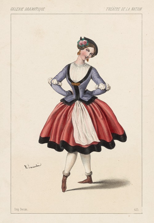 Melle. Plumkett, dans Le prophète, Théâtre de la Nation