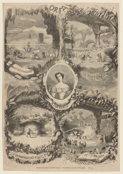 Orfa; ballet des traineux, le cratère, metamorphose des plantes, la Walhalla