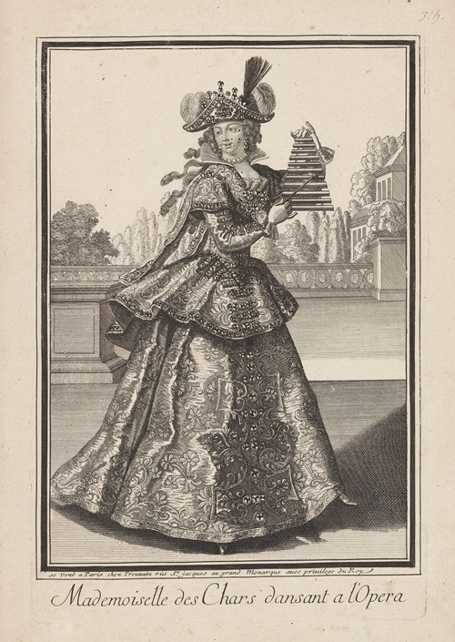 Mademoiselle des Chars dansant a l’Opera