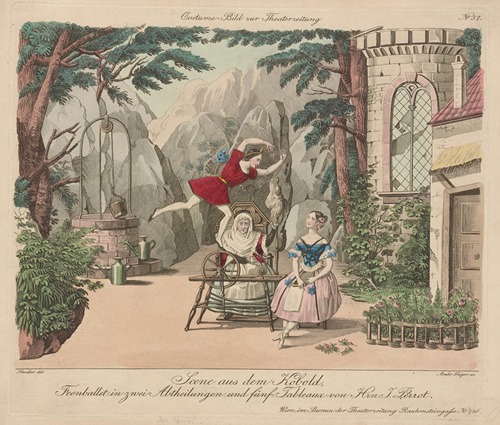 Scene aus dem Kobold.; Feenballet in zwei Abtheilungen und fünf Tableaux von Hrn. J. Perrot