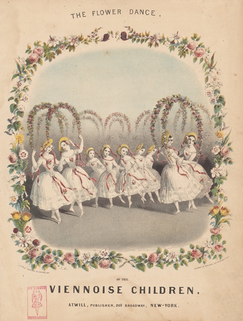 The flower dance, of the Viennoise Children
