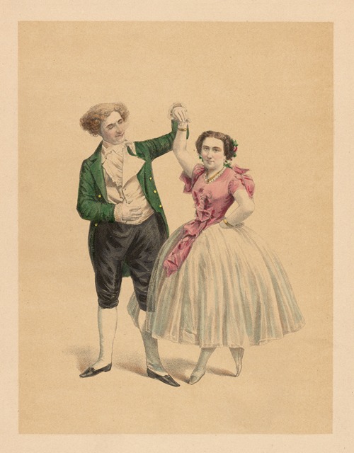 Amalie Wollrabe und Carl Helmerding als Ninette und Girard in Ein alter Tänzer