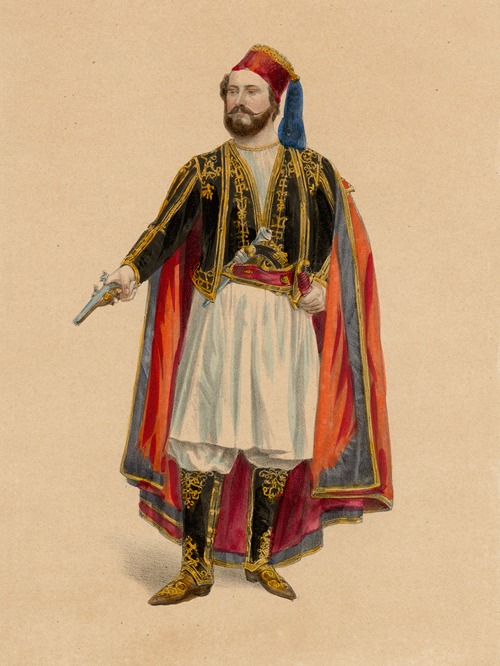 Wilhelm Ebel als Conrad in Der Seeräuber. Ballet in 3 Acten von Paul Taglioni (Musik von Gährich)