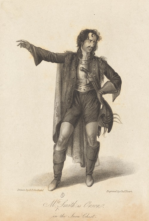 Mr. Smith as Orson in the Iron Chest