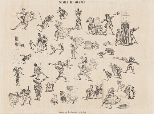 Scènes de pantomime anglaise