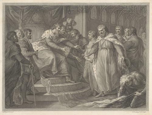Edward, Prince of Wales, Presenting the Captive King John of France and His Sons to His Father Edward the Third After the Battle of Poictiers