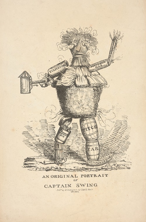 An original portrait of Captain Swing.