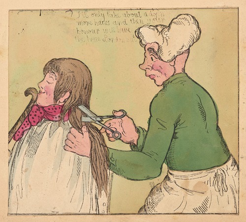 I’ll only take about a dozen more hairs and then your honour will have the true London cut.