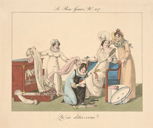 Le bon genre, no. 107. Qu’en dites-vous (The right sort, no. 107. What do you say)