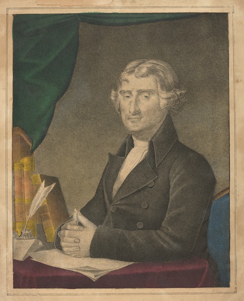 Thomas Jefferson. Third President of the United States.