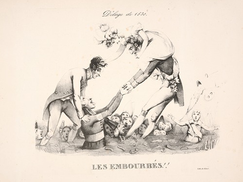 Deluge de 1830. Les embourbes!! (Deluge of 1830. The mired!!)