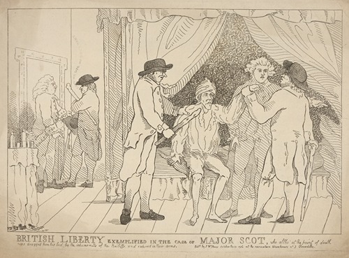 British liberty exemplified in the case of Major Scot.