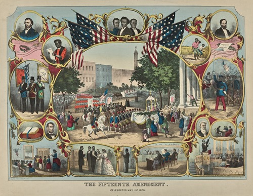 The Fifteenth Amendment, celebrated May 19th, 1870.