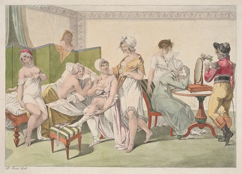 Le lever des ouvrieres en linge (The rising of the laundry workers)