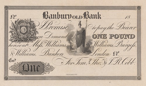 Banbury Old Bank one pound note