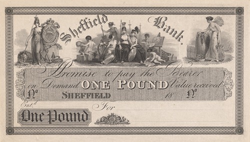 Sheffield Bank one pound note