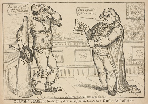 Gurnsey pebbles bought & sold or a guinea turn’d to a good account