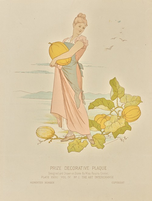 Prize decorative plaque.