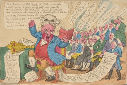 John Bull reading the extraordinary red book
