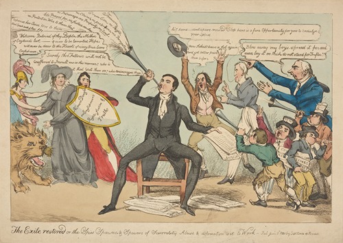 The exile restored or the spies spawns & spewers of scurrility abuse & defamation set to work.