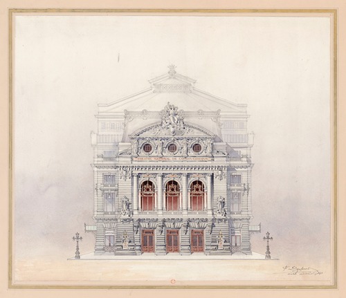NATIONAL DE L’OPERA – COMIQUE FAÇADE PRINCIPALE